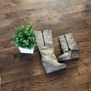 Steven by Steve Madden wedge boots